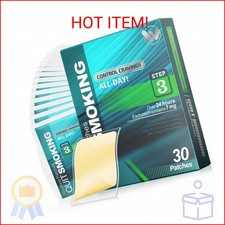 Nicotine Patches Step 3 Easy and Effective Helps Quit Smoking, 7 mg, 30 Patches