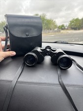 Vintage Kmart Focal 7 X 35 Wide Angle Binoculars with Case, Made In Japan, used