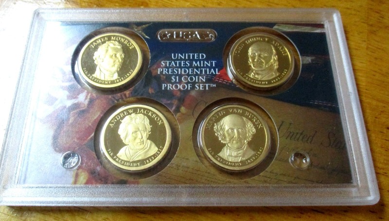 United States Mint PRESIDENTIAL One Dollar proof Set