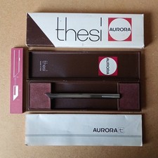 Aurora Thesi by Marco Zanuso Design, vintage NOS full Set. Black Ink - Rare
