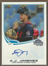 2013 Topps Pro Debut Autographs #AJ A.J. Jimenez Auto BB