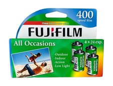 Fujifilm Superia X-TRA 400 35mm Film 4 Pack XTRA400 New Sealed Box 2010