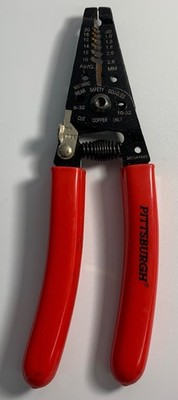 Pittsburgh Wire Stripper with Cutter Carbon Steel Grip Copper Only