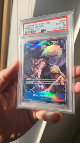 Dracule Mihawk (Parallel) graded PSA 10 for sale on eBay