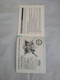 Nintendo NES Manual Only Captain Commando 