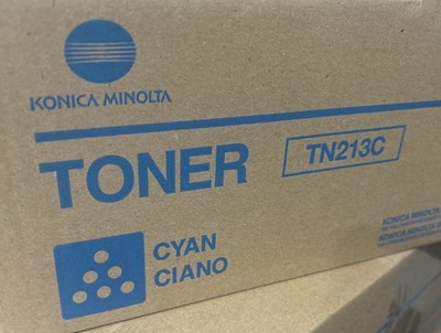 Genuine Konica Minolta TN213C A0D7432 Cyan Toner Cartridge Bizhub C203/253/353