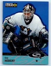 1997-98 Collector's Choice #SQ42 Guy Hebert StarQuest Anaheim Mighty Ducks