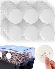 30pcs Monotub Filter Disks 2.88 Synthetic Filter Patches Mushroom Grow Kit Tub 30pcs Monotub Filter Disks 2.88 Synthetic Filter Patches Mushroom Grow Kit Tub