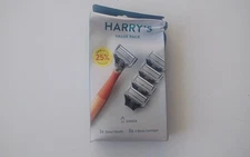 Harrys Razor Blades Value Pack Ember Orange 1 Handle 5 Blades