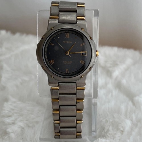 Citizen Atessa Titanium Men's Watch #3345 From Japan