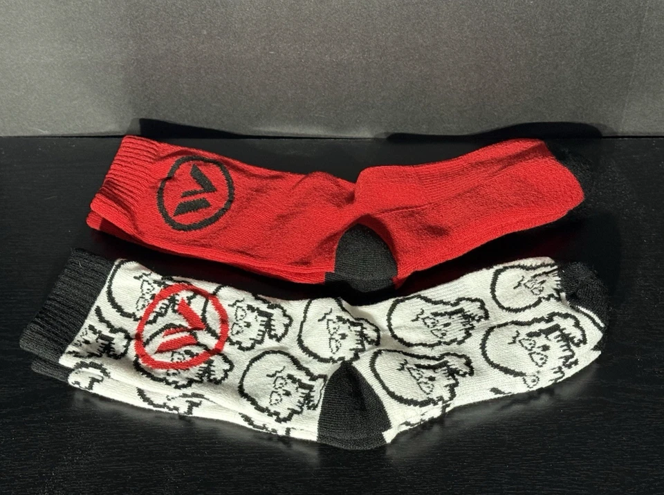 Calcetines Shaun Blancos Snowboarding Skateboarding Niños Talla Grande NUEVO Foto 3 de 3