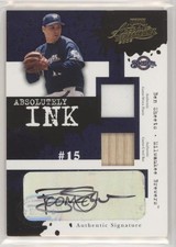 2005 Playoff Absolute Memorabilia Double Materials 6/10 Ben Sheets Auto 2u3