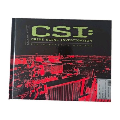 CSI Crime Scene Investigation Book The Interactive Mystery New Fully Complete