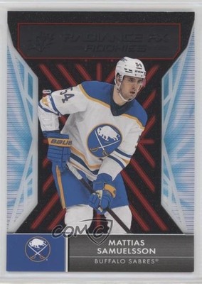 2021-22 SPx Radiance F/X Red 108/150 Mattias Samuelsson #RFX-68 Rookie RC 09wc