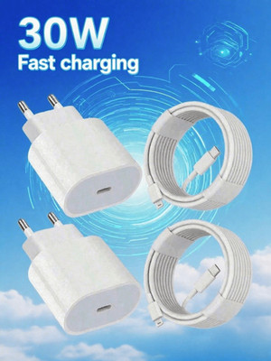 30W PD Schnellladegerät mit USB C Kabel Effizientes Ladeset für Billig24