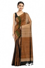 Cotton Saree for Women with Unstitched Blouse Piece, Lightweight mulmul sari
