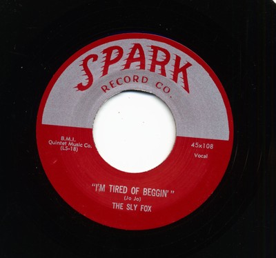 The Sly Fox - I'm Tired Of Beggin' - Hoo Doo Say (7inch, 45rpm) - Singles Blues