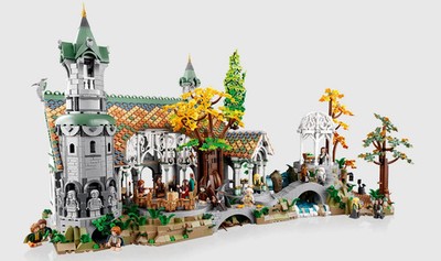 NEW 6167 PCS LOTR Rivendell Valley Castle Model Building Block Set