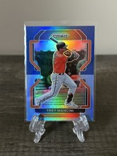 2022 Panini Prizm Trey Mancini #107 Navy Blue/Carolina Teal Baltimore Orioles 