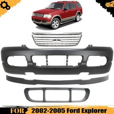 Front Bumper Cover Primed Plastic Grille Assembly For 2002-2005 Ford Explorer Front Bumper Cover Primed Plastic Grille Assembly For 2002-2005 Ford Explorer