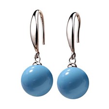 12mm Natural Ocean Pearl Freshwater Cultured Colorful Simulated 12mm, blue