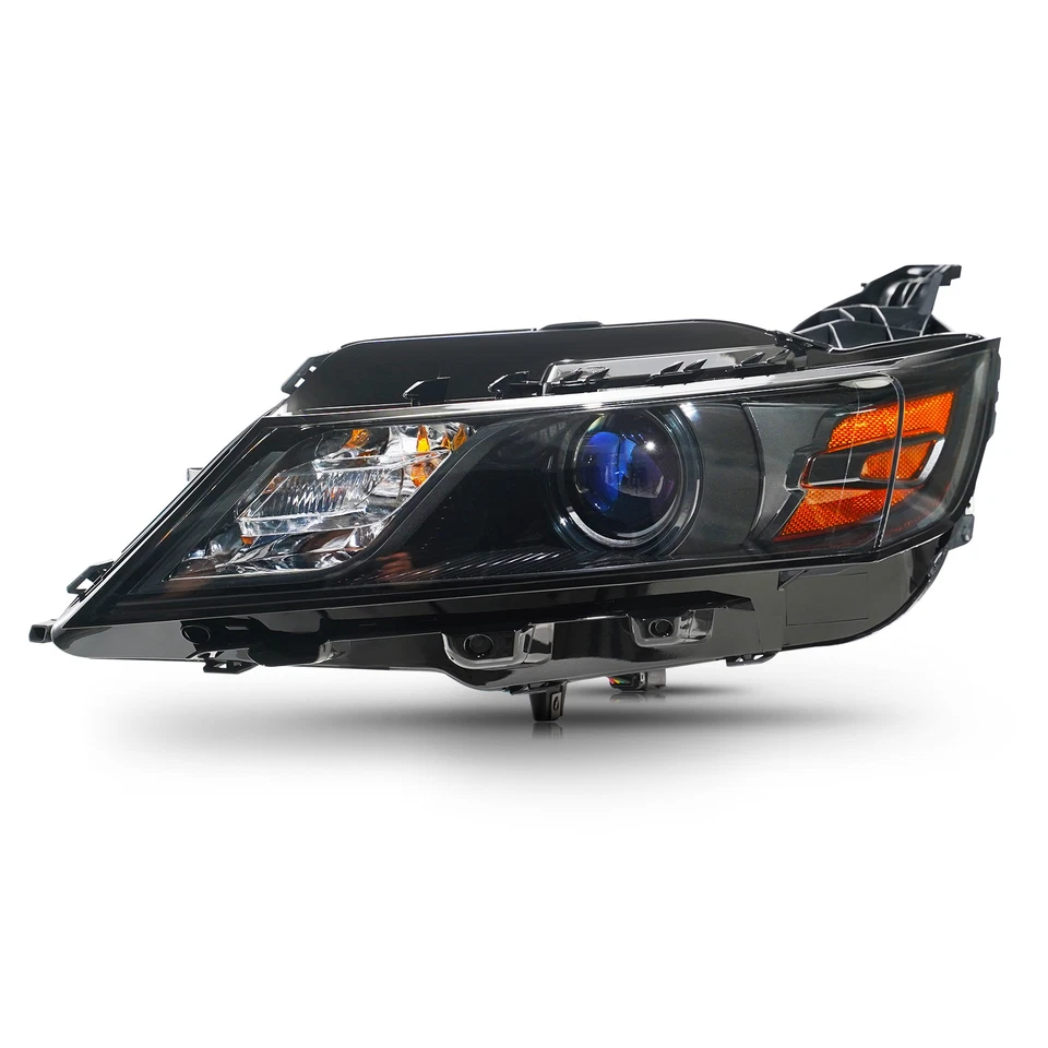 Pair Upgrade Halogen Headlights For 2014-2020 Chevy Impala Black Projector LH+RH - Image 3 of 4