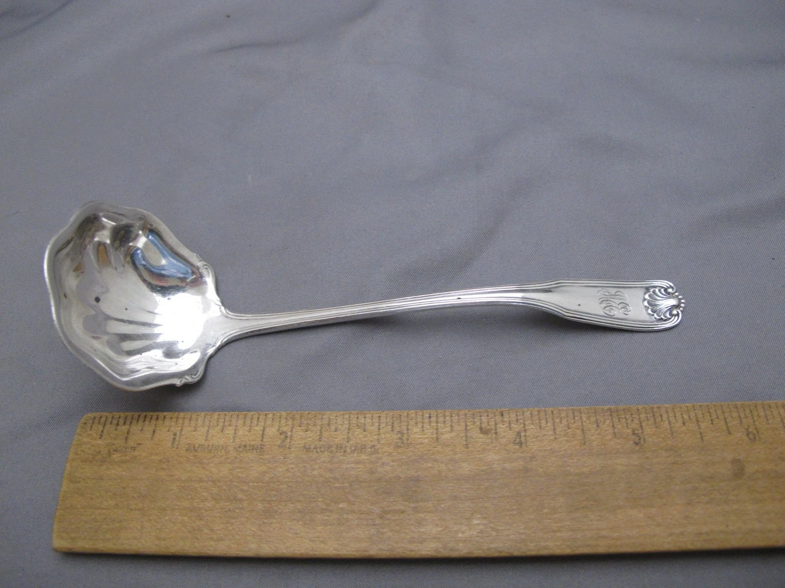 Towle Sterling BENJAMIN FRANKLIN (1904) SAUCE LADLE-Mono MEE-NR
