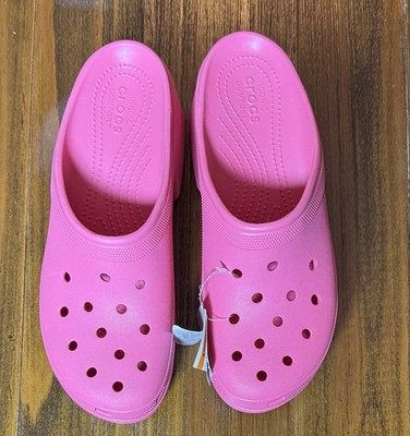NWT CROCS SIREN CLOG SLIP ON PINK 12 PLATFORM HEEL UNIQUE | eBay