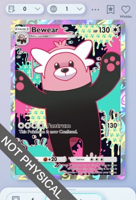 Pokemon TCG POCKET - Bewear 1 , Celestial Guardians, English