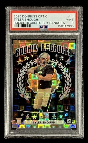 2025 Donruss Optic Tyler Shough Black Pandora (PSA 9)