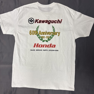 #ad Kawaguchi Honda T Shirt Mens Size XL White Power Equipment California $14.04
