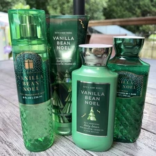 Bath and Body Works 4 pcs Set Cream Body Wash Gel Fragrance Mist & Lotion