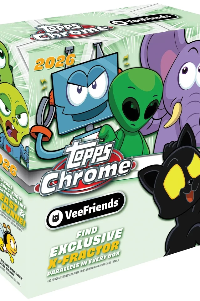 TOPPS CHROME VEEFRIENDS | MEGA BOXES | CLAIRE | RANDOM & PERSONALS