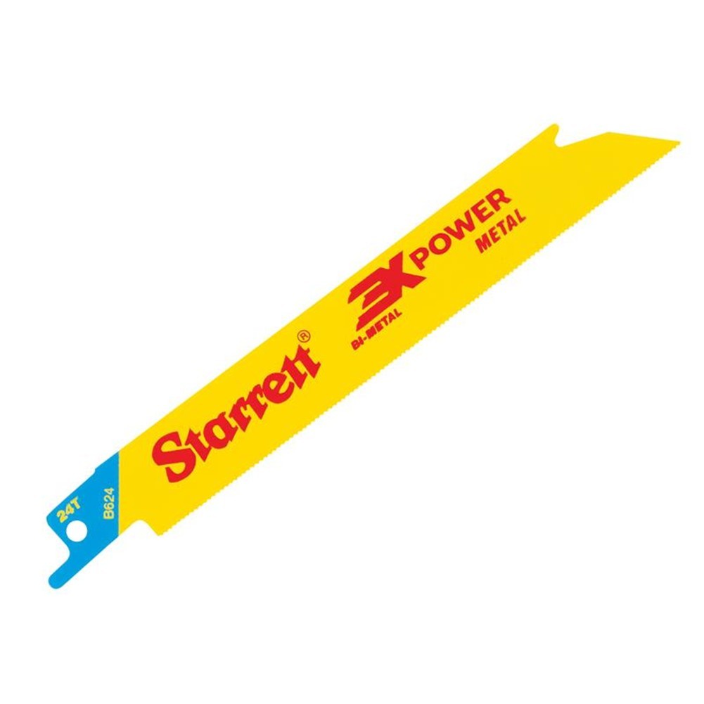 Starrett B624-5 Bi-Metal Reciprocating Blade Metal Straight 152Mm 24 Tpi Pack 5 - Image 2