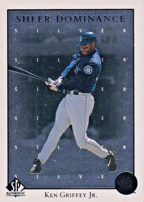 1998 SP Authentic - Sheer Dominance Ken Griffey Jr #SD1 Silver