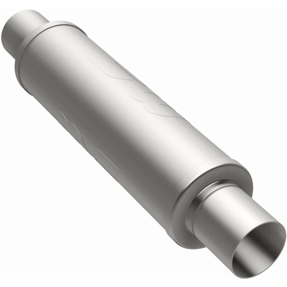 MagnaFlow Performance Exhaust Muffler 10416: 2.5" Inlet/Outlet, 4x4x14" - Image 2 of 4
