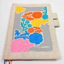 Hobonichi Techo Cousin A5 Cover Makoto Kagoshima Cat Trio 2018 Japan Used