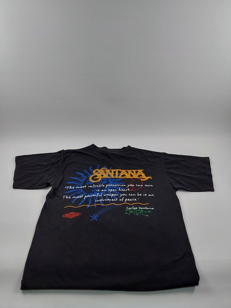 Vintage 1996 Carlos Santana Tour Shirt Men's Size L | eBay