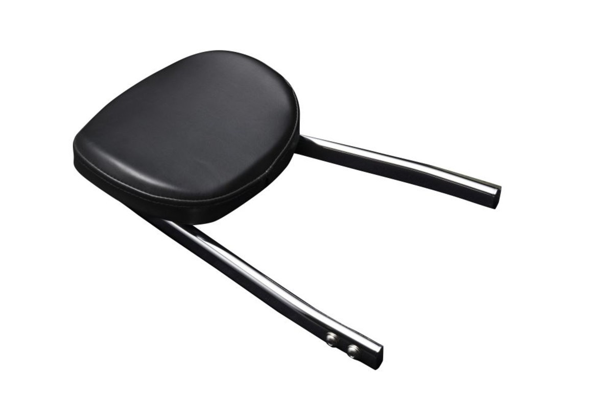 Sissy Bar Comfort fits Yamaha XV950 Bolt, Racer (black slotted backplate)
