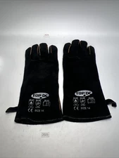 Top Dc Gloves Size 16 Leather Heat Resistant for Mig Tig Welders Grilling