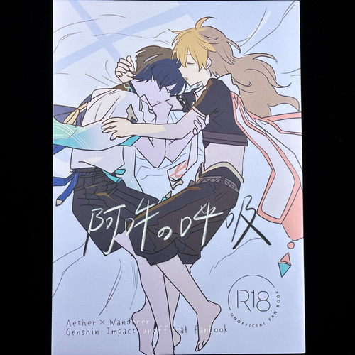 Genshin Impact Perfect Harmony Aether Traveler x Wanderer BL Doujinshi Fan Book