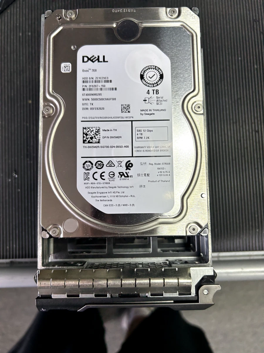 Dell 3.5 Inch SATA 4TB Internal Hard Disk Drives for sale | eBay