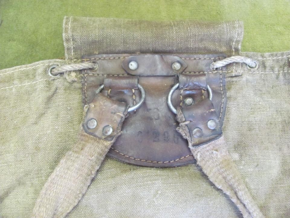 MOCHILA MOCHILA DE LONA GEBRIGSJAGER MOUNTAIN UNITS ALEMANA ORIGINAL SEGUNDA GUERRA MUNDIAL