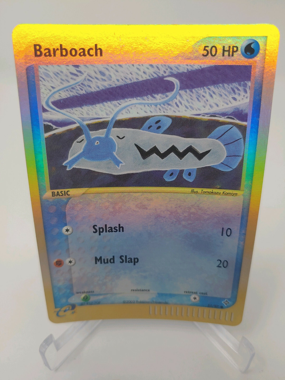 Pokemon Barboach 51/97 EX Dragon Reverse Holo Mint