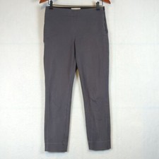 Everlane Gray Slim Fit Side Zipper Cropped Dress Slack Pants 6