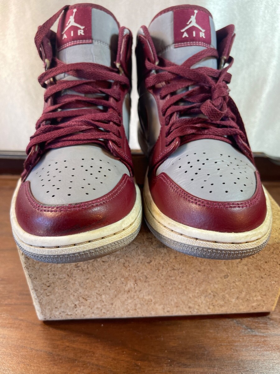 Nike Air Jordan 1 Mid Cherrywood Red Men's Size 7 DQ8426-615