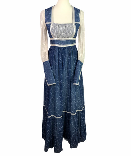True Vintage 1970’s Gunne Sax Jessica McClintock P
