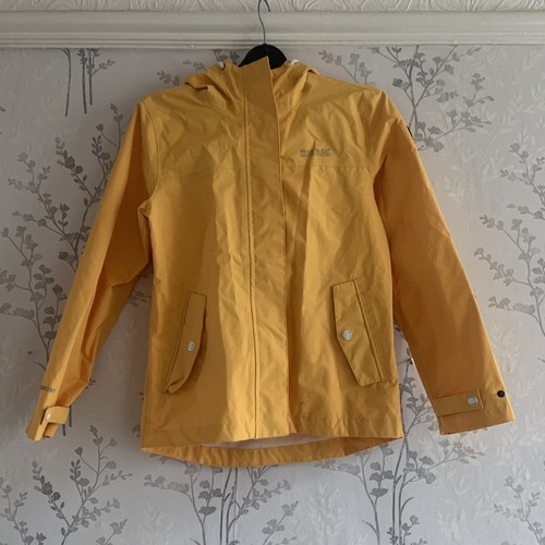 Kids Regatta Waterproof Yellow Jacket 