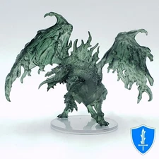 Young Black Shadow Dragon - Return of the Dragons #30 D&D Icons of the Realms