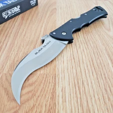Cold Steel Lockback Folding Knife 4" S35VN Steel Talon Blade Black G10 Handle